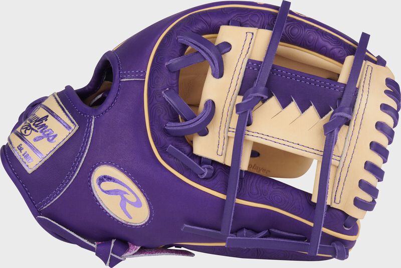 Rawlings Heart of the Hide 11.75" Purple Infield Glove: PROR315-2WC