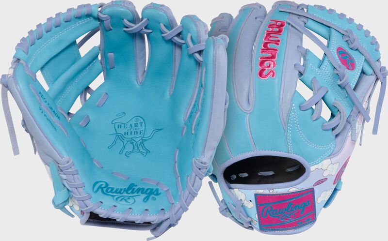 Rawlings  Icon Fest Heart of the Hide Columbia Blue/Periwinkle 11.5-Inch Infield Glove: PROR934-2CBPE