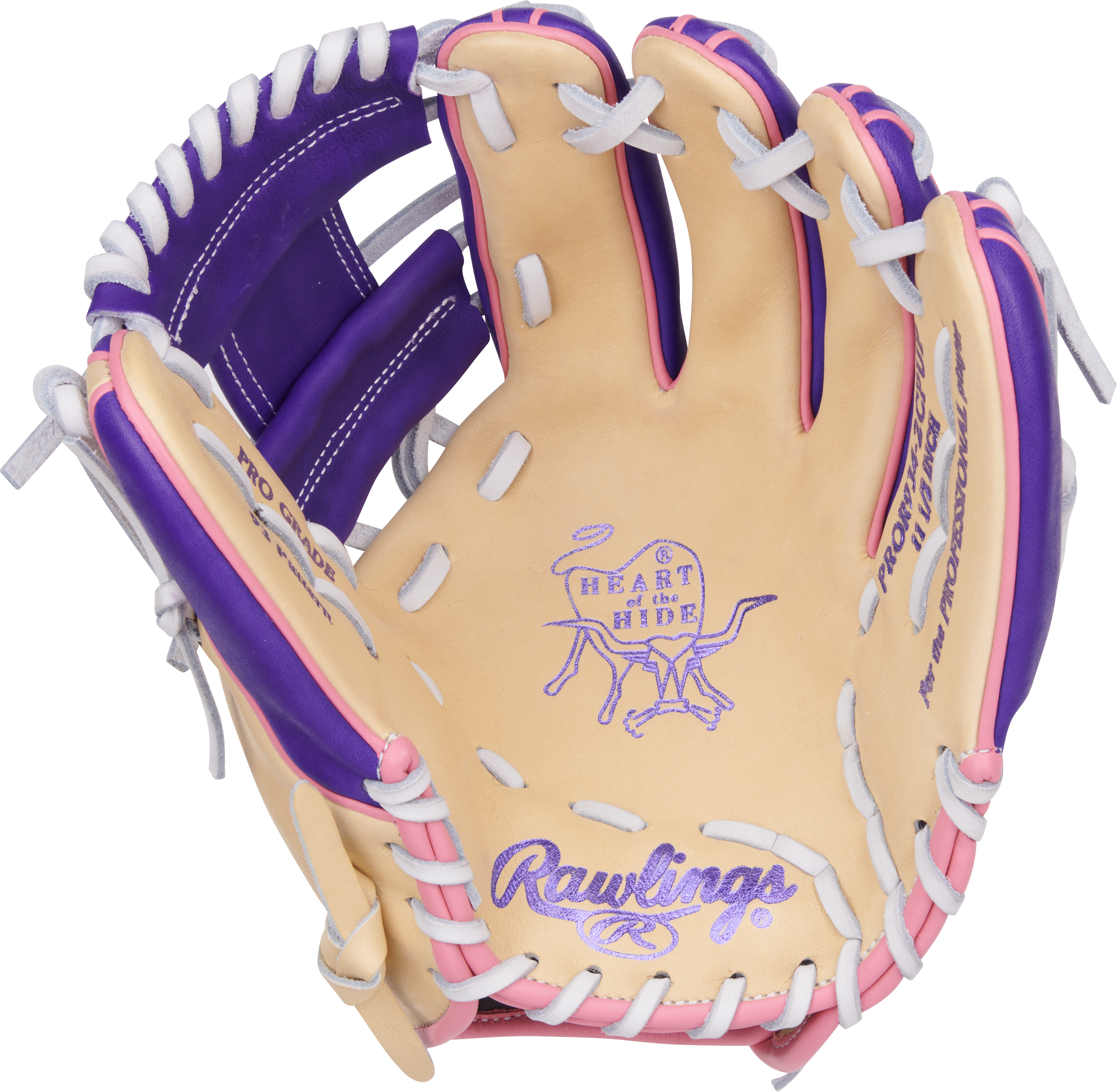 Rawlings Heart of the Hide Vibrant Series 11.5" Infield Glove: PROR934-2CPUP