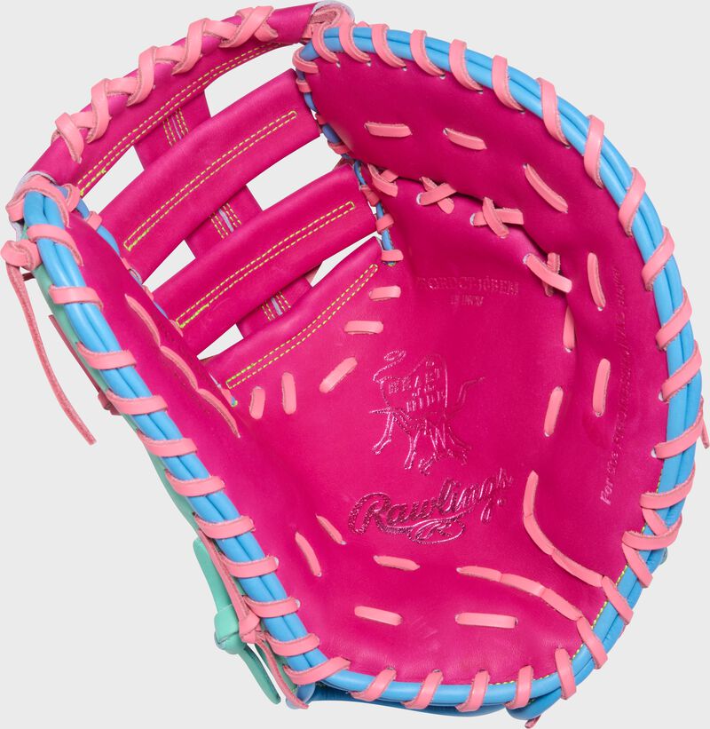 Rawlings Heart of the Hide ColorSync 10 Berry Mint 13-Inch First Base Mitt: PRORDCT-10BEM