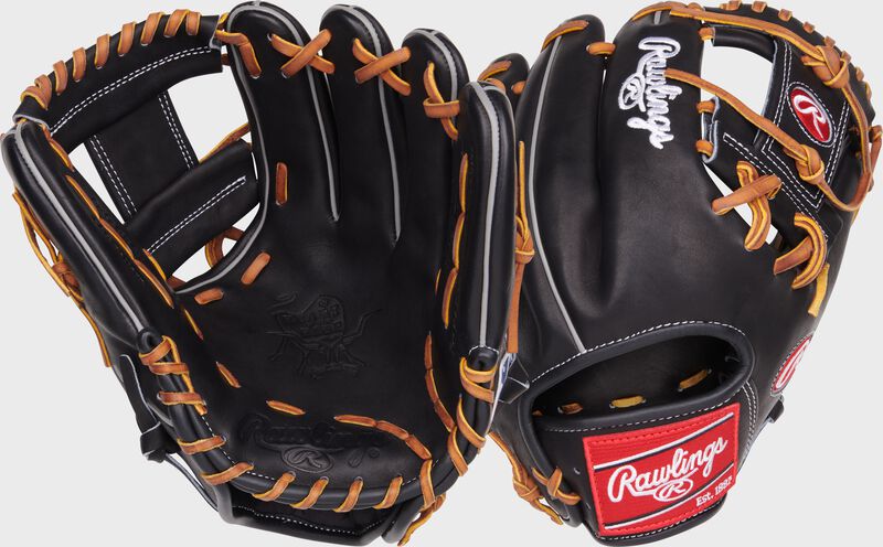 Rawlings Heart of the Hide 11.5" Black Infield Glove: PROT204-2B