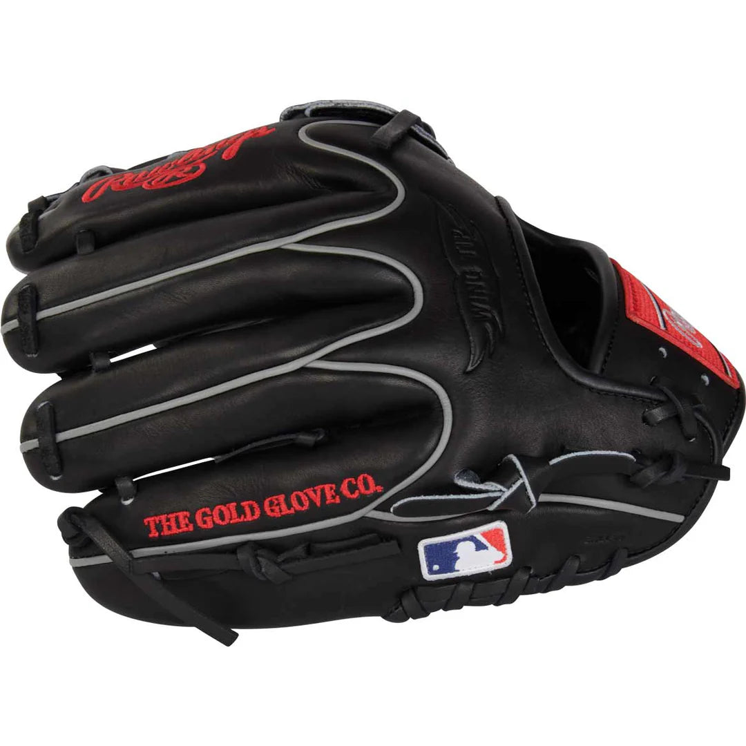 Rawlings Heart of the Hide 11.75" Traditional Black Infield Glove: RPROT205W-6B