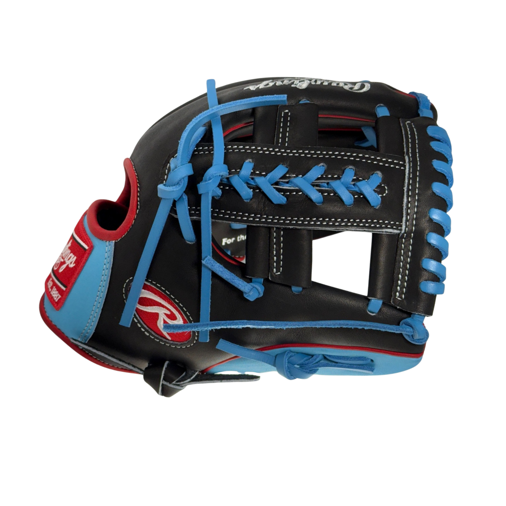 Rawlings Custom Black and Columbia Blue Heart of the Hide PROCS5-19 11.5" Baseball Glove