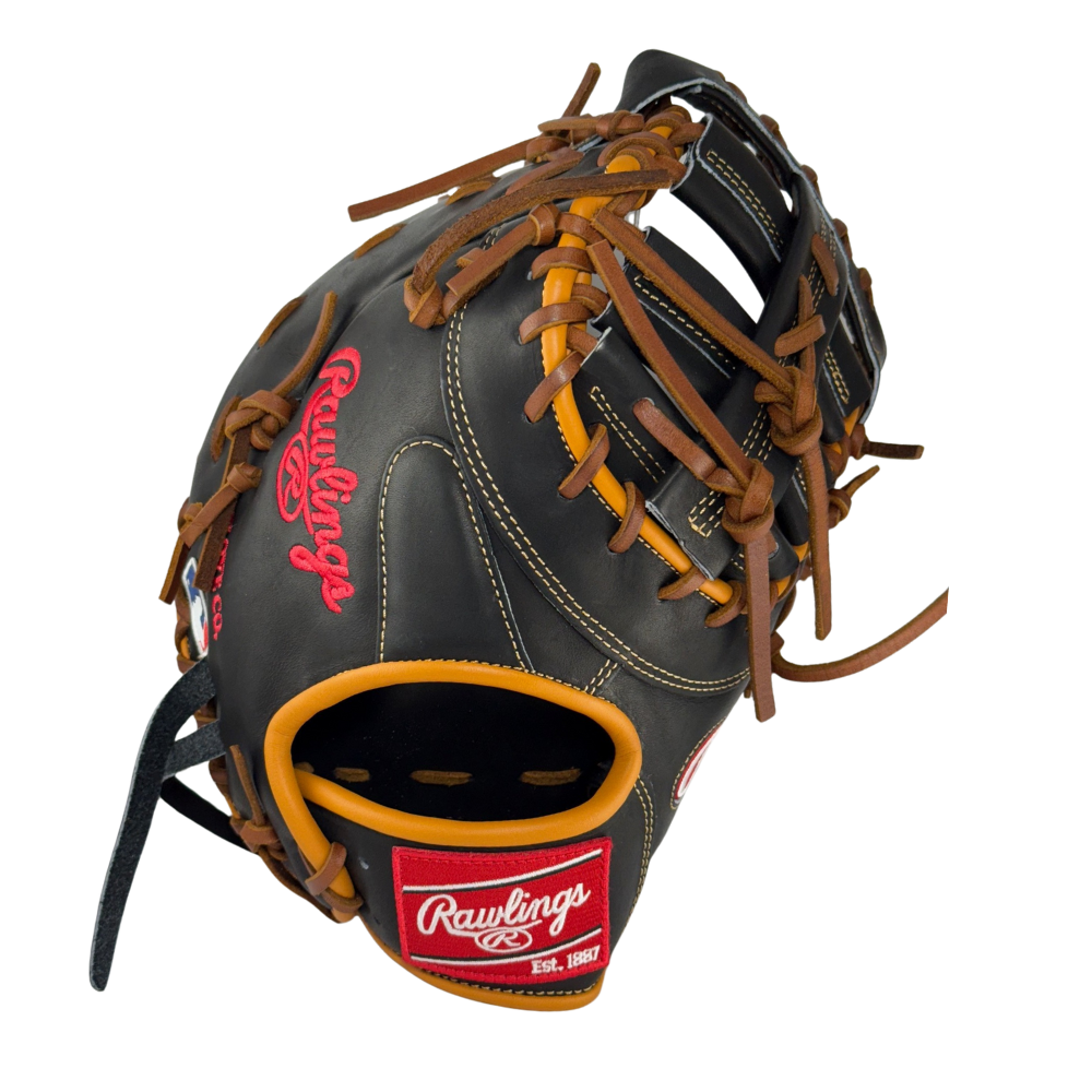 Rawlings Custom Black and Tan HOH 13" First Base Mitt: PRODCTC-10
