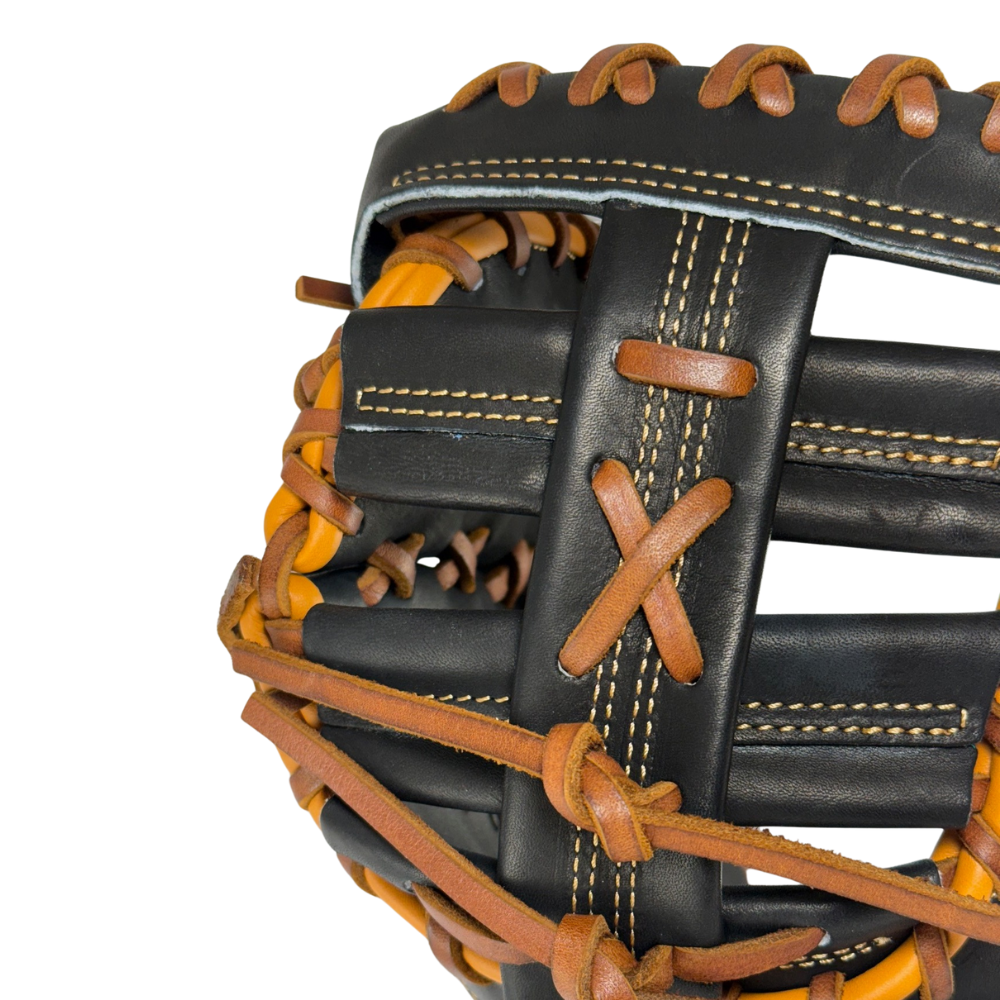 Rawlings Custom Black and Tan HOH 13" First Base Mitt: PRODCTC-10
