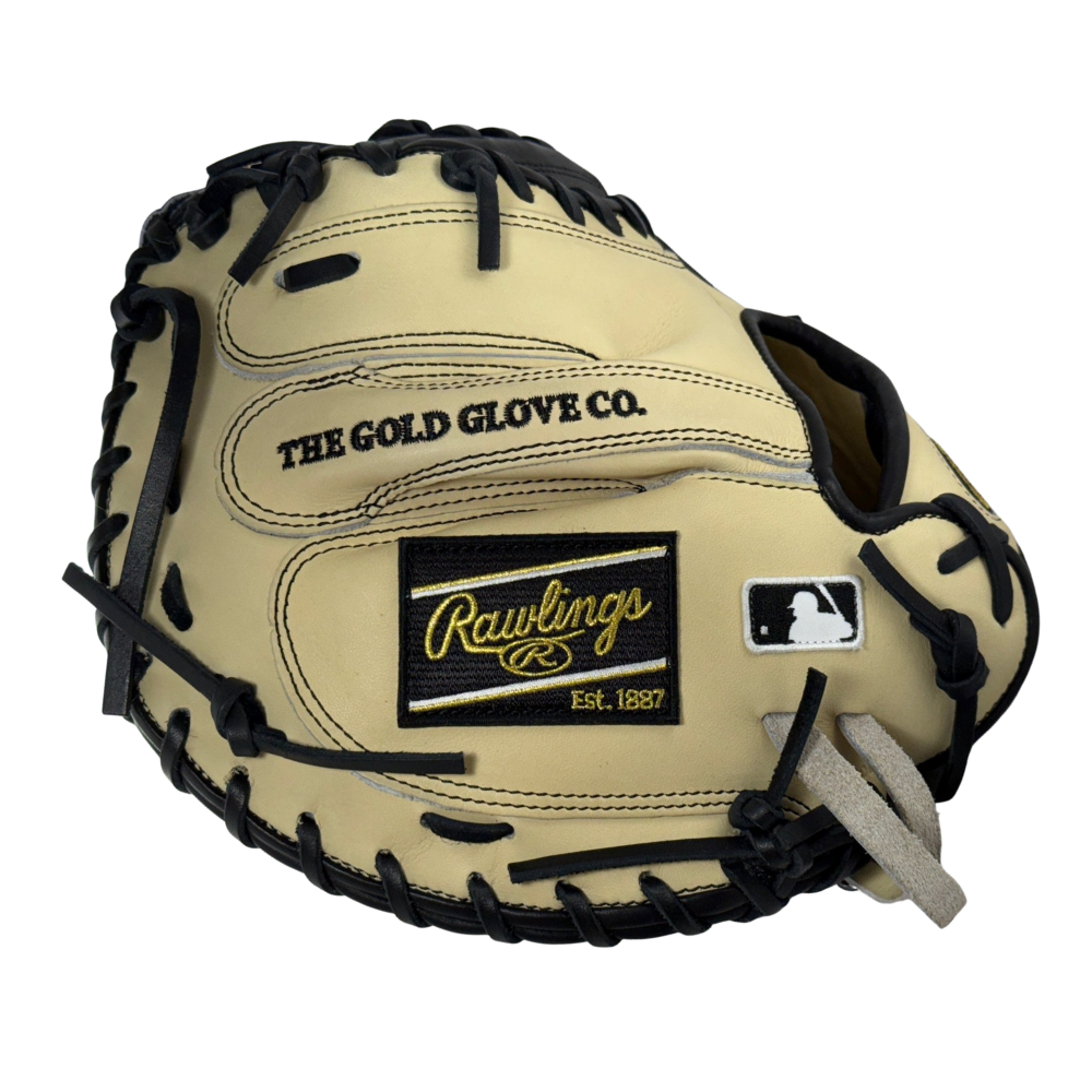 Rawlings Custom 33" Heart of the Hide Camel and Black Catchers Mitt: PROCM33DM-23
