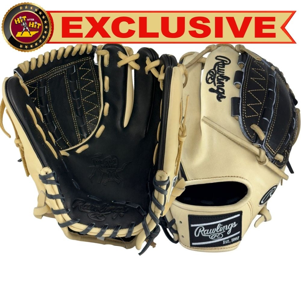 Rawlings Custom PRO206-12 Heart of the Hide 12" Pitcher's Glove: Camel/Black