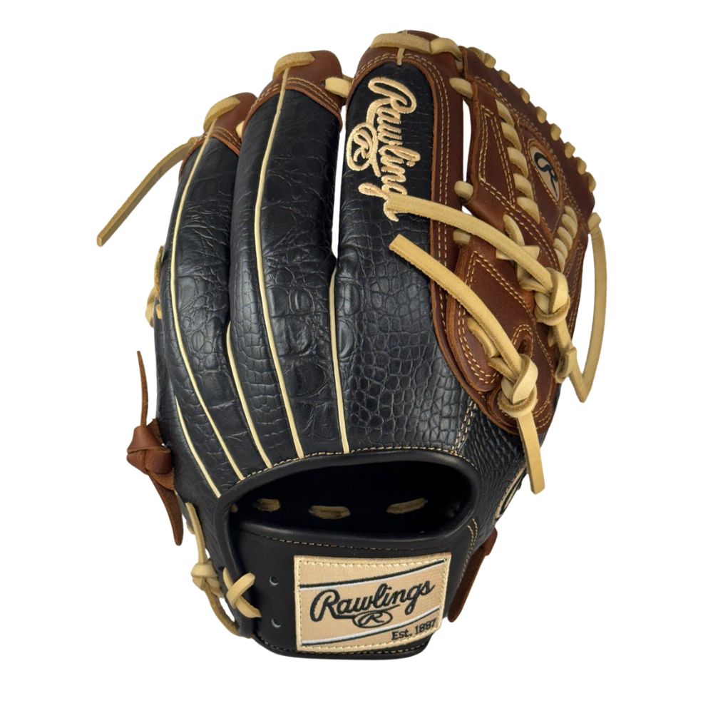 Rawlings Custom PRO206DM-30 Heart of the Hide 12" Pitcher's Glove: Timberglaze/Black Croc