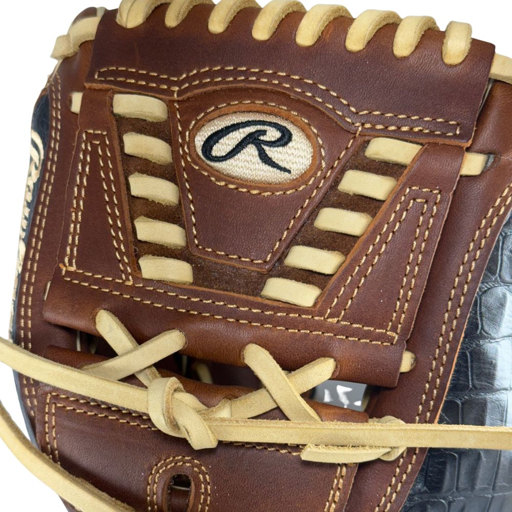 Rawlings Custom PRO206DM-30 Heart of the Hide 12" Pitcher's Glove: Timberglaze/Black Croc