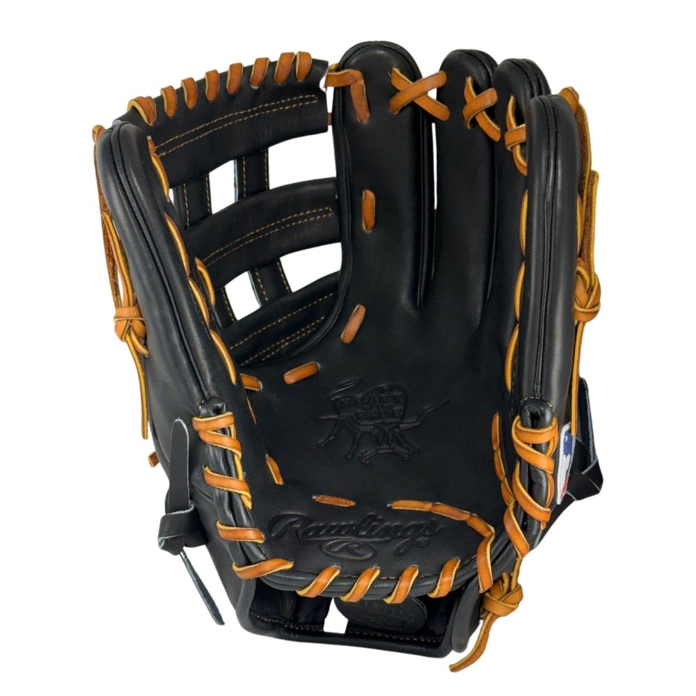 Rawlings Heart of the Hide Custom 12" Black Infield Glove: PRO206-6