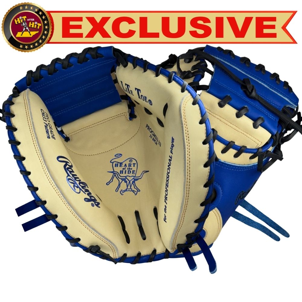 Rawlings Custom 33" Heart of the Hide Royal and Camel Catchers Mitt: PROCM33-23