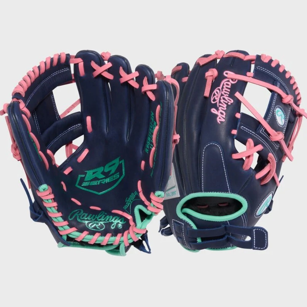 Rawlings R9 Series 11.5-inch ContoUR Fit Fastpitch Softball Glove: R9SB115U-2N