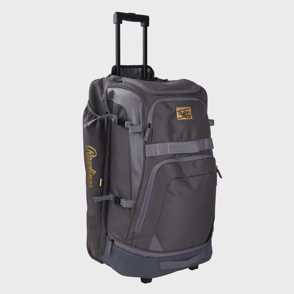 RAWLINGS GOLD COLLECTION WHEELED BAG: GRAPHITE