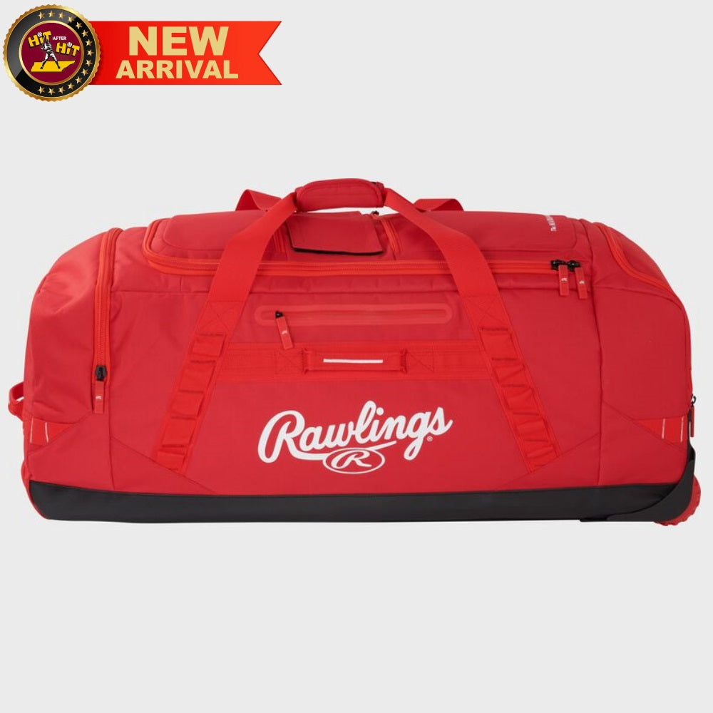 RAWLINGS YADI 2 RED WHEELED BAG: YADI2WHBG