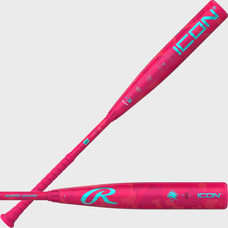 Rawlings 2025 Icon Electric Unicorn BBCOR Baseball Bat: RBB5IPK3