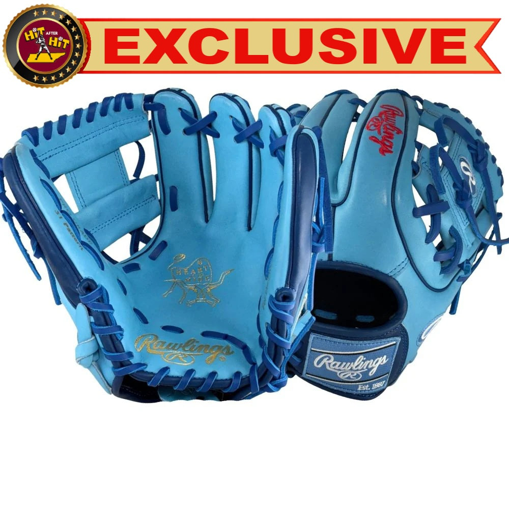Rawlings Custom Contour Columbia Blue and Royal PRO312U-2 11.25" Infielders Glove