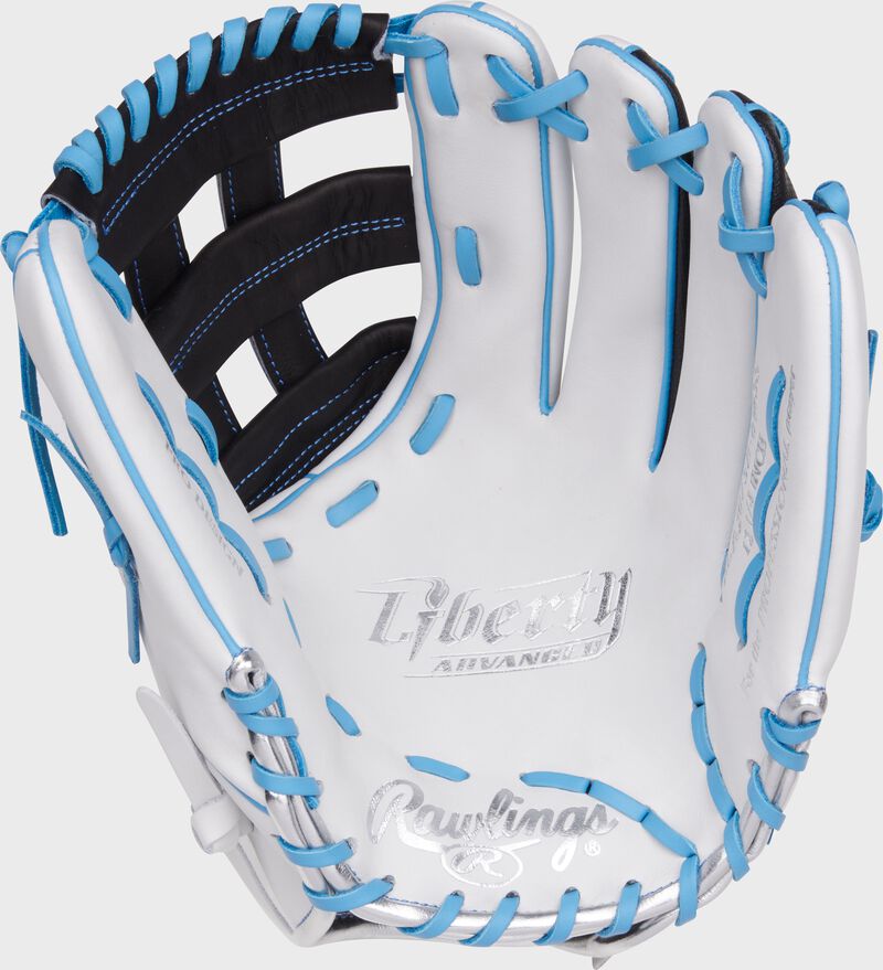 Rawlings Liberty Advanced 12.25" Fastpitch Utility Glove: RLA207SB-6WSS