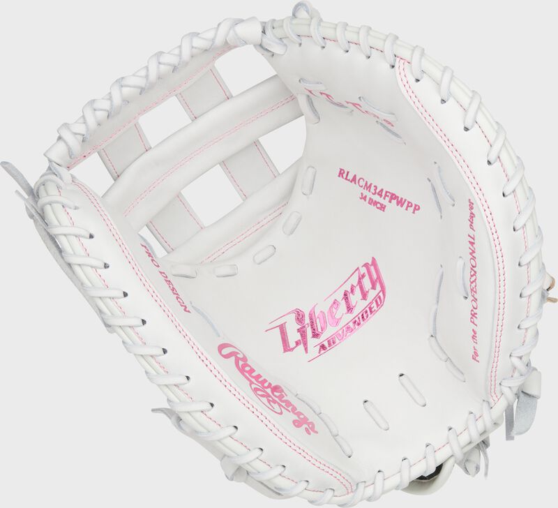 Rawlings 2025 Liberty Advanced Color Series 34" Fastpitch Catcher's Mitt: RLACM34FPWP