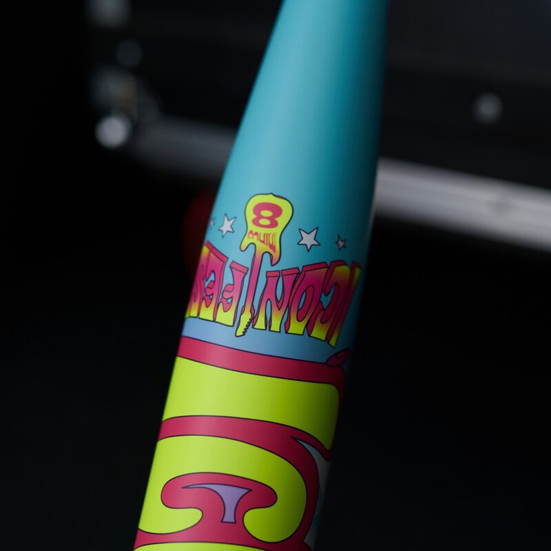 2026 Rawlings -8  Icon Fest Light Blue USSSA Baseball Bat: RUT6IFL8