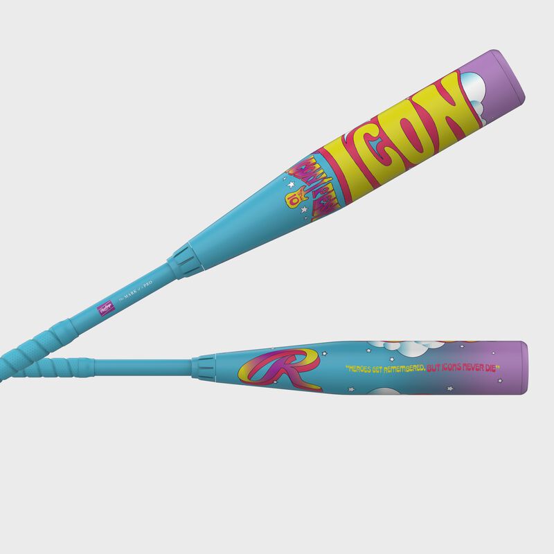 2026 Rawlings Icon Fest Light Blue USSSA Baseball Bat: RUT6IFL10