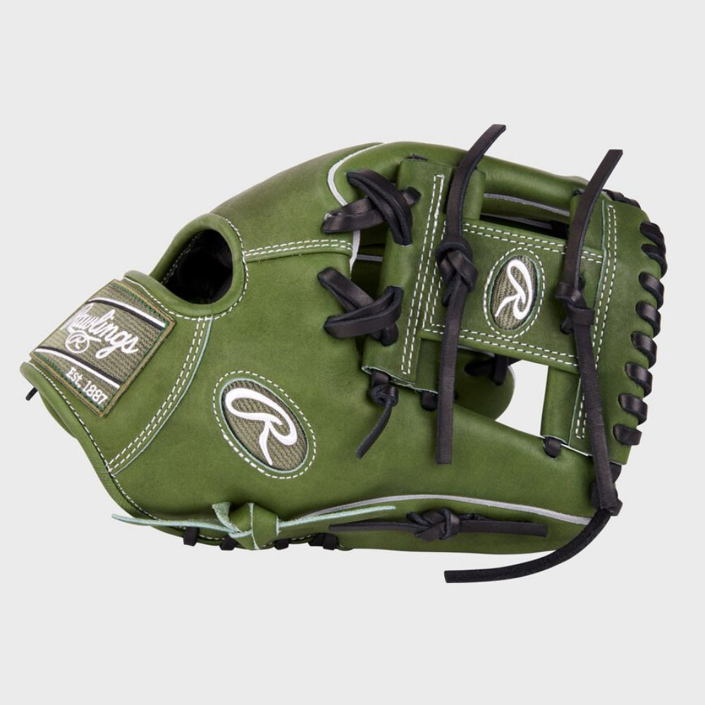 Rawlings Heart of the Hide 11.5" Military Green Infield glove - RPRO204W-2MG