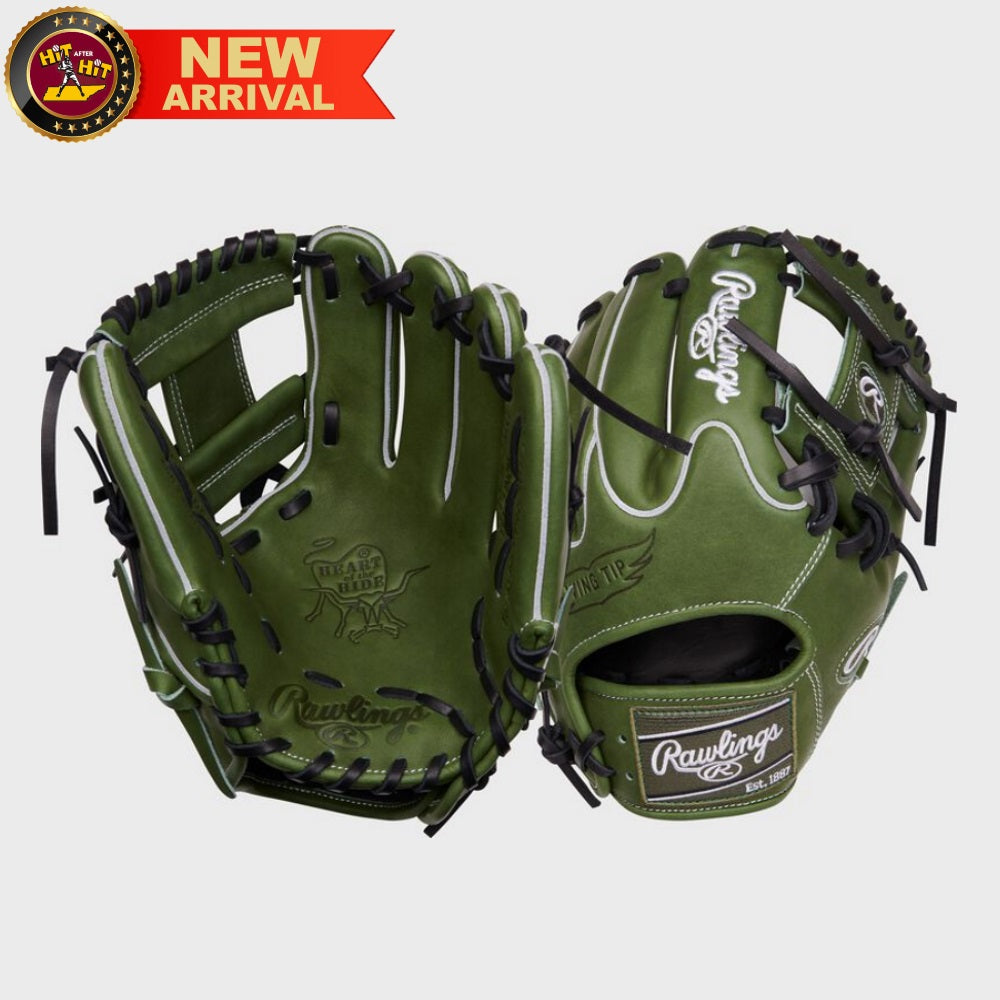 Rawlings Heart of the Hide 11.5" Military Green Infield glove - RPRO204W-2MG