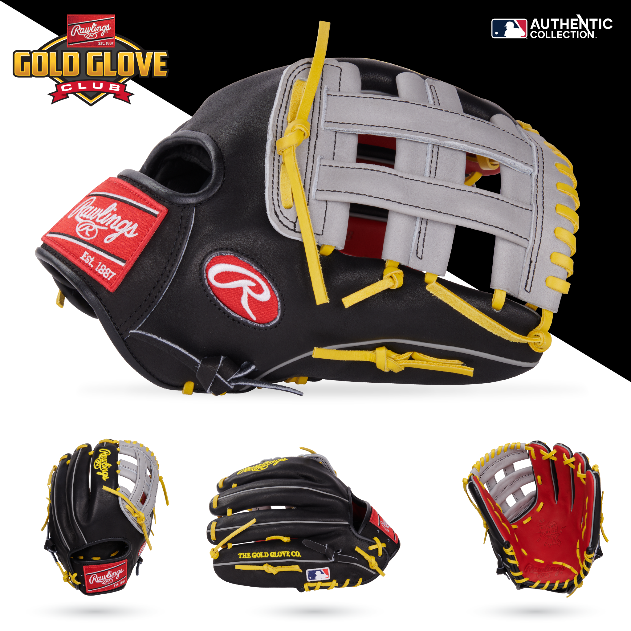 Rawlings August 2024 Gold Glove Club 12.25" Heart of the Hide Baseball Glove: PROKB17SB-RHT