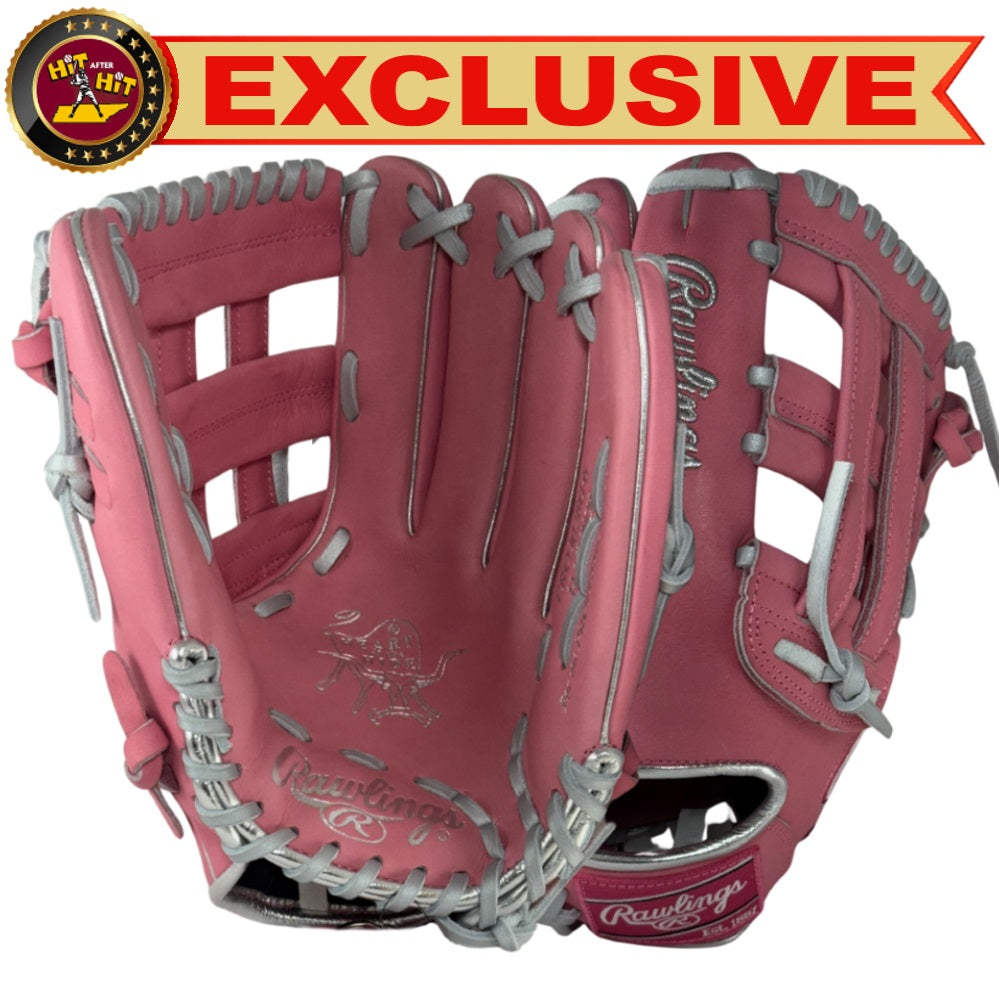 Rawlings Custom "The Flamingo" PRO3028U-6 Heart of the Hide 12.5" Outfield Glove