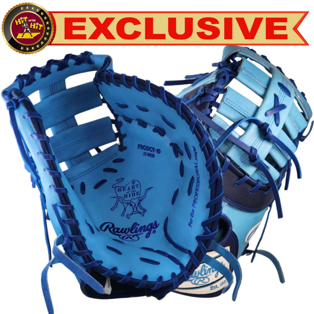 Rawlings Custom "Ole Blue" HOH 13" First Base Mitt: PRODCTC-10