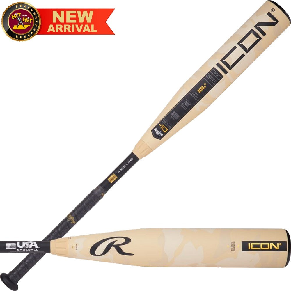 Rawlings 2025 ICON -10 USA Baseball Bat: RUS5I10