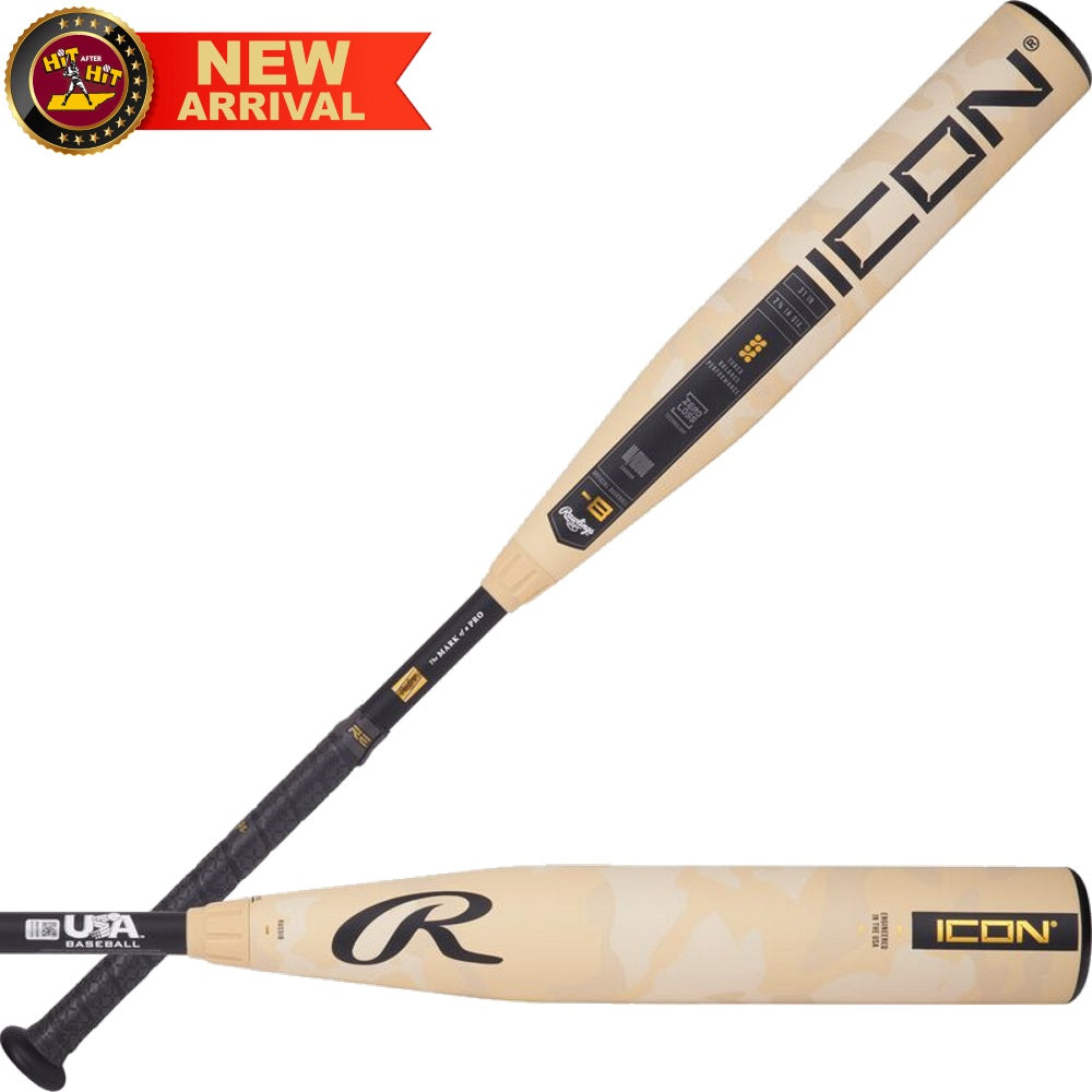 Rawlings 2025 Icon -8 USA Baseball Bat: RUS5I8