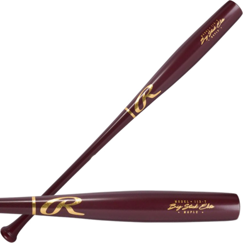 Rawlings Big Stick Elite I13T Torpedo Barrel Wine Maple Wood Bat