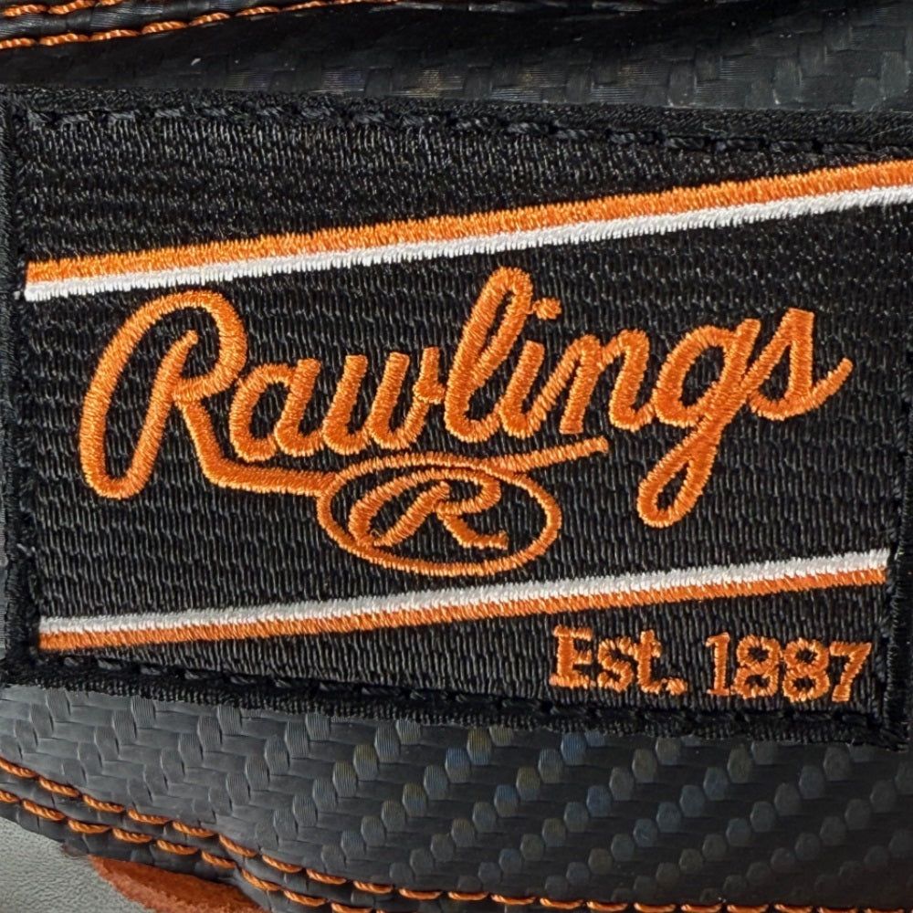 Rawlings Custom 33" Heart of the Hide Orange and Black Catchers Mitt: PROCM33DM-23