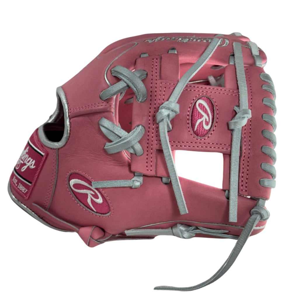 Rawlings Custom Heart of the Hide Pink 11.5" Baseball Glove: PRO204W-2