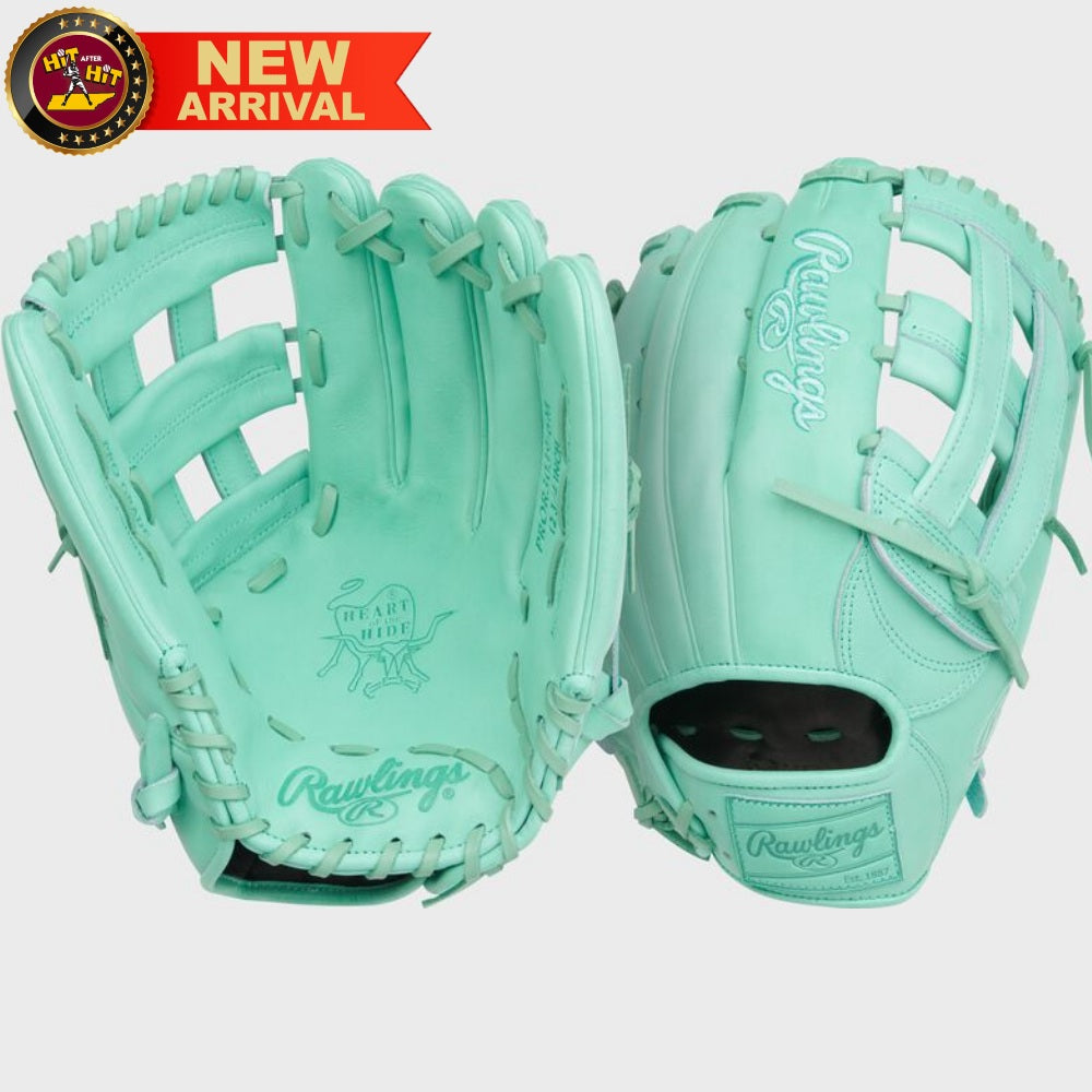 Rawlings Heart of the Hide 12.75-Inch Mint Outfield Glove: PROR3039-6M