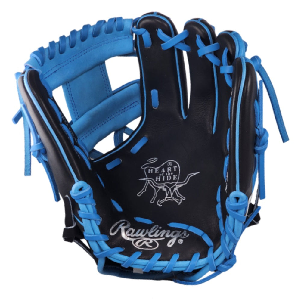 Rawlings Custom PRO204U-2 11.5" Infielders Glove - Black/Colombia Blue