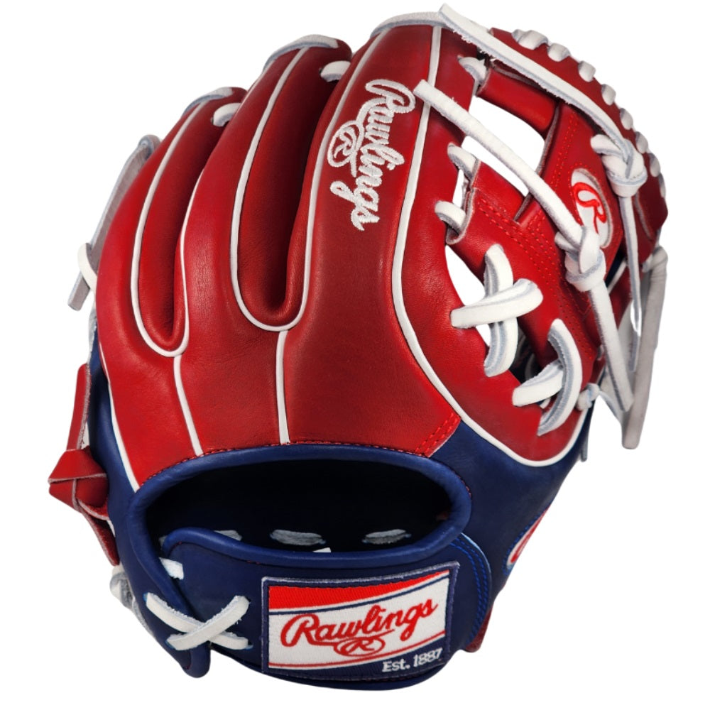 Rawlings Custom 11.25" Heart of the Hide Infield Glove - Royal/Red: PRO312U-2