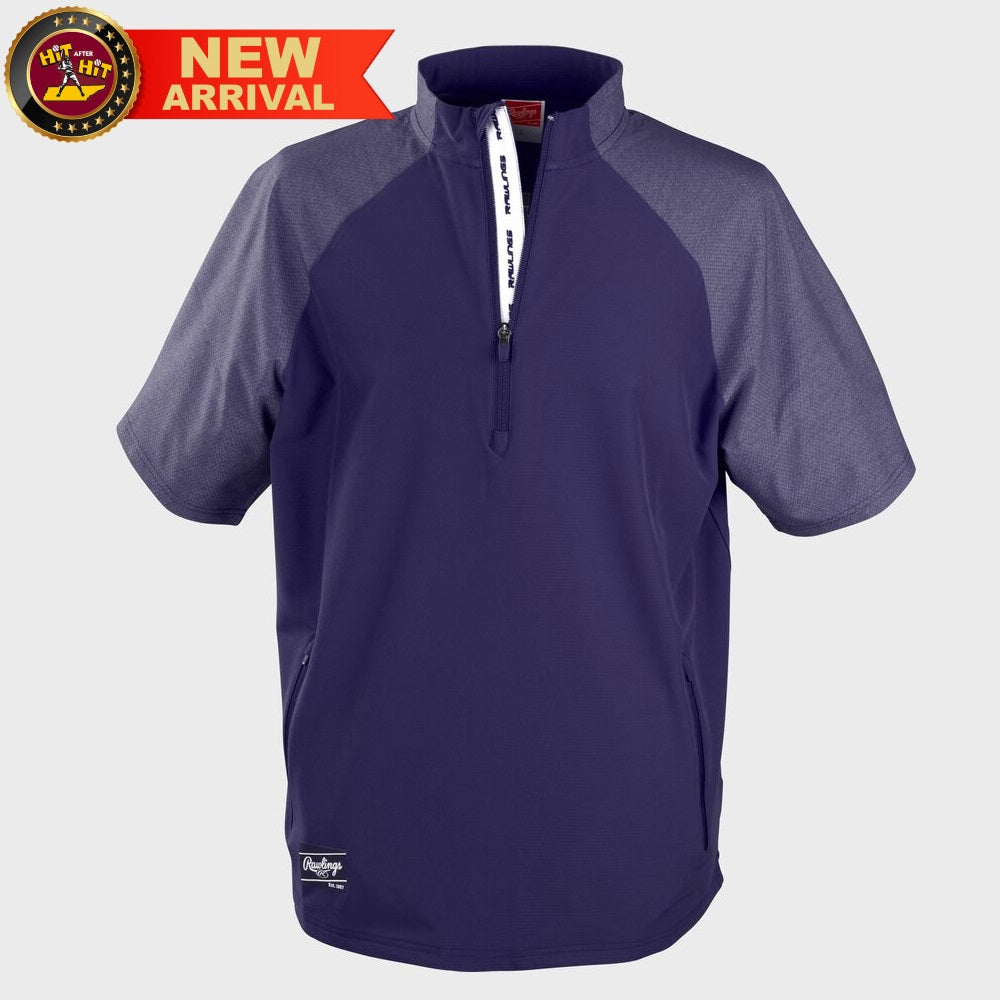 Rawlings Purple ColorSync Short Sleeve Cage Jacket: CSSSJ2