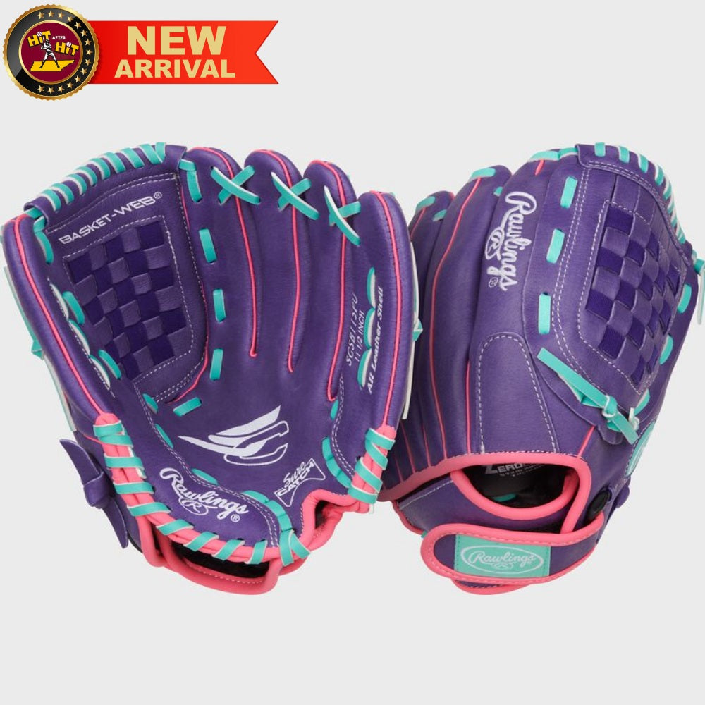 Rawlings Sure Catch Softball 11.5-inch Youth Softball Glove: SCSB115PU