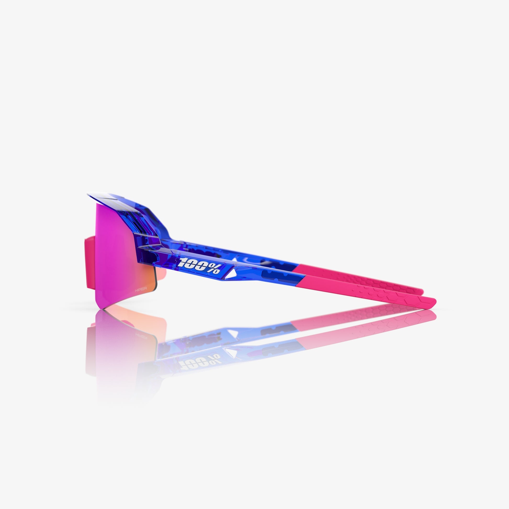 100% SLENDALE Youth Polished Translucent Blue HiPER Vital Pink Mirror: 60066-00007