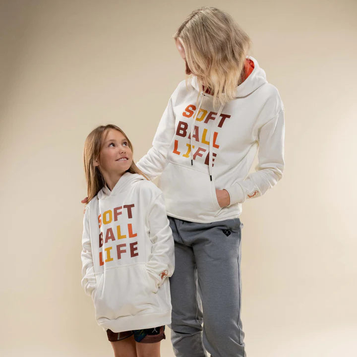 Baseballism Youth Softball Life Hoodie