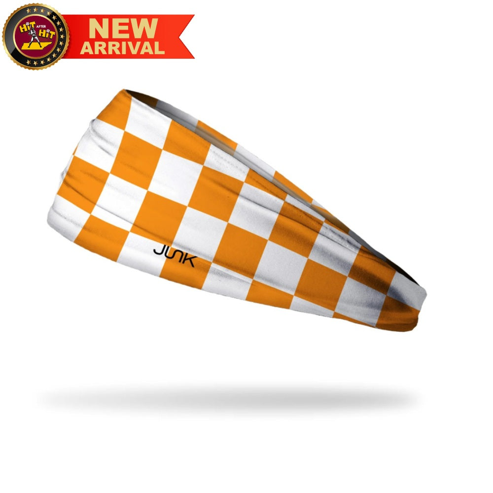 University of Tennessee Checkerboard Headband - Junk Headband