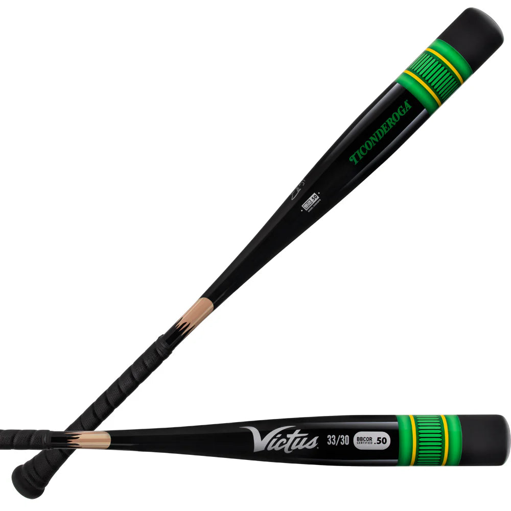 Victus Vibe Black Pencil BBCOR Baseball Bat: VCBVIBPB