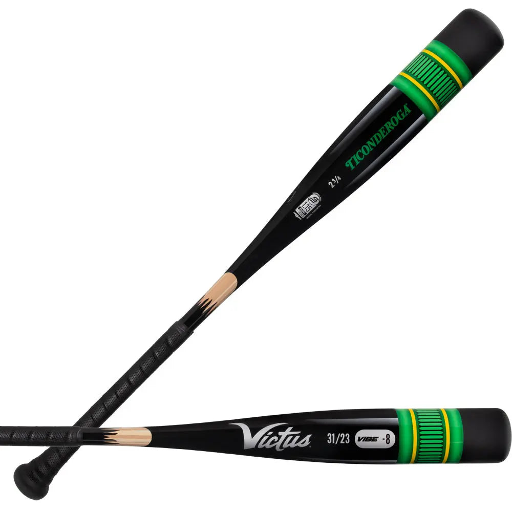 Victus Vibe Black Pencil -8 USSSA Baseball Bat: VSVIBPB8