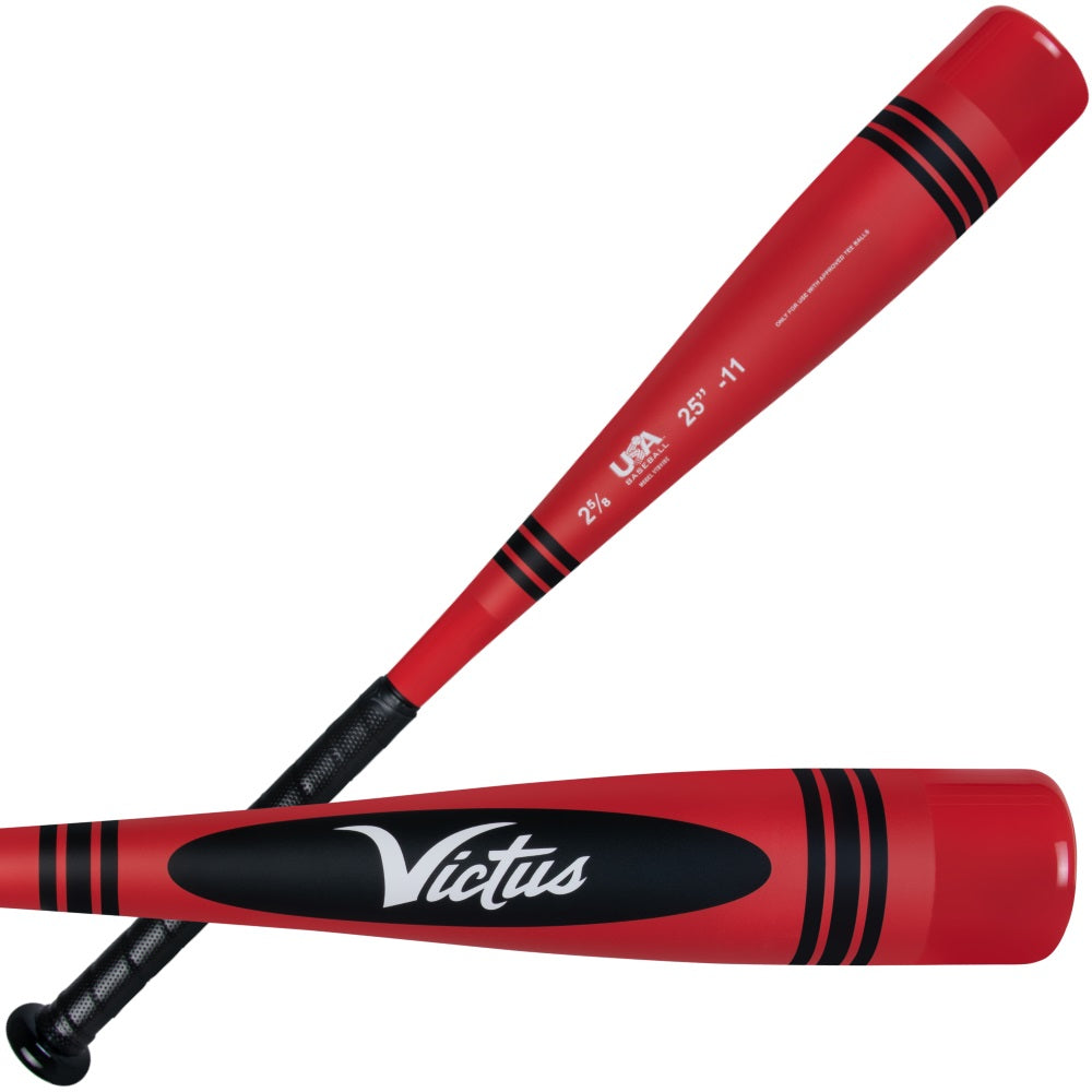 Victus Red Crayon USA -11 Tee Ball Baseball Bat: VTBVIBC-R