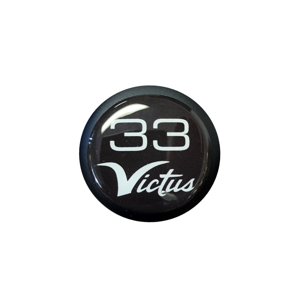 Victus Custom V110 Pro Reserve Wood Bat: Gray and Black