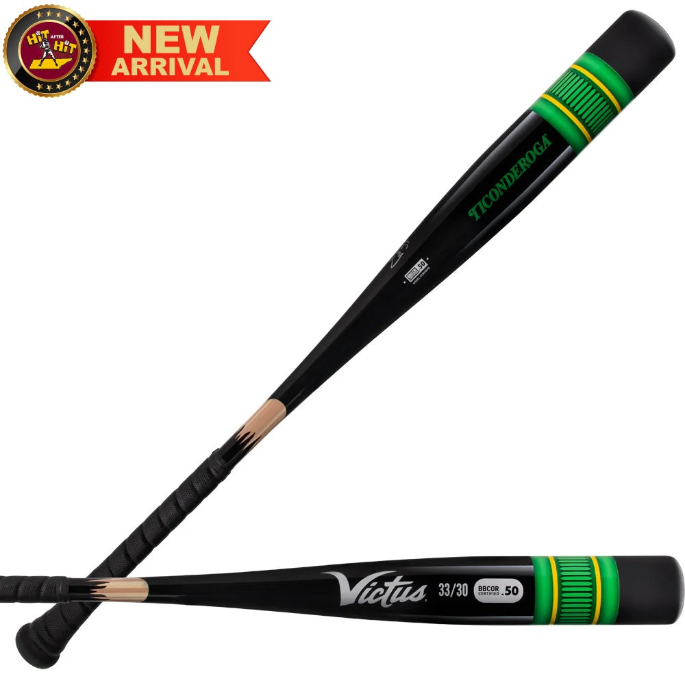 Victus Vibe Black Pencil BBCOR Baseball Bat: VCBVIBPB
