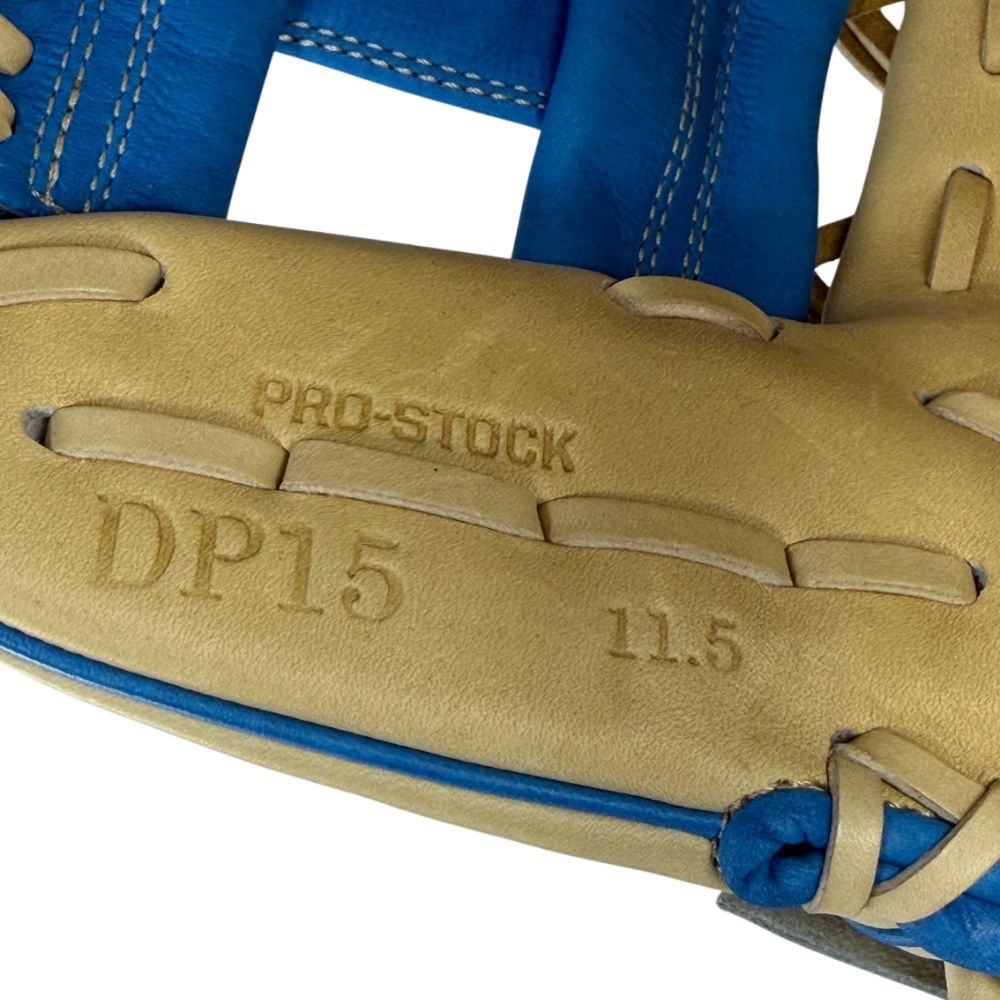 Wilson Custom A2000 DP15 Blonde and Autism Blue 11.5" Infielders Glove