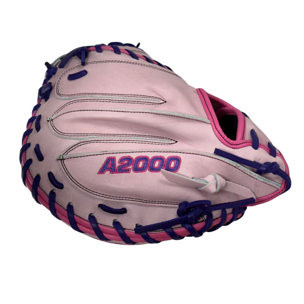 Wilson Custom A2000 Lavender, Pink, and Purple CM33 33" Catcher's Mitt