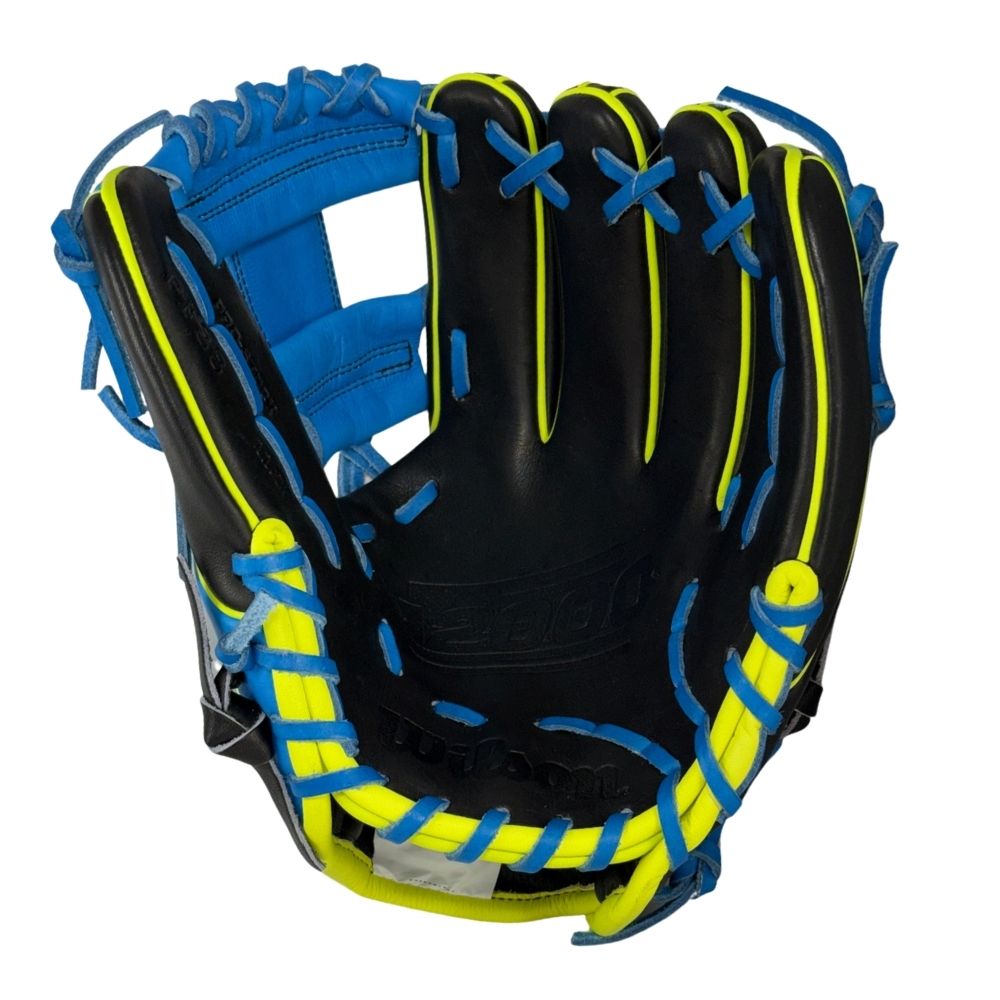 Wilson Custom Black and Autism Blue A2000 PF88 11.25” Infield Baseball Glove